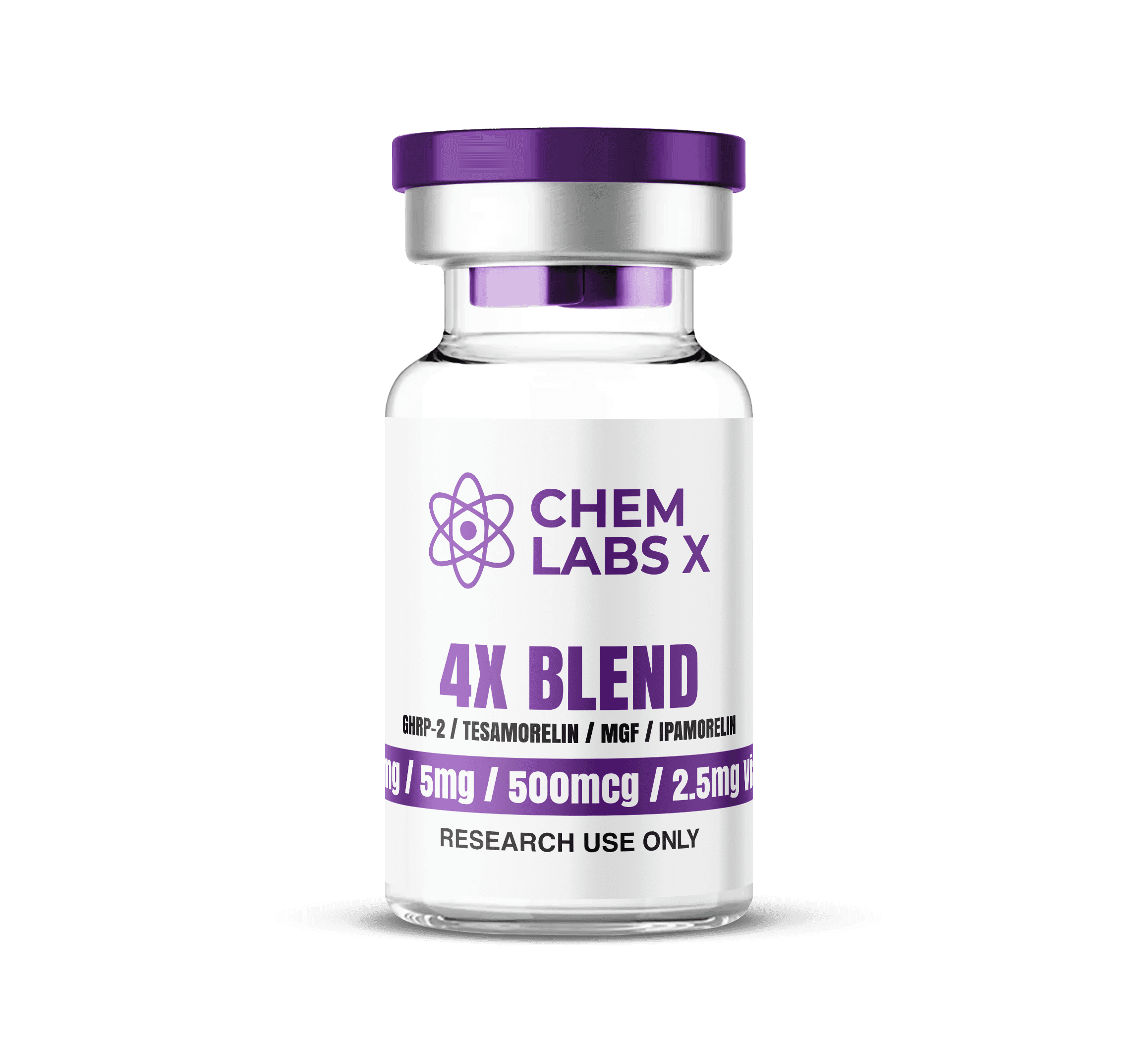 4X Blend GHRP-2 (5mg) / Tesa (5mg) / MGF (500mcg) / Ipa (2.5mg)